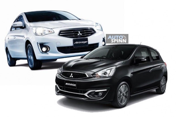Mitsubishi New Attrage และ New Mirage เสริมออพชั่นปรับราคาเริ่มที่ 4 แสนกว่า