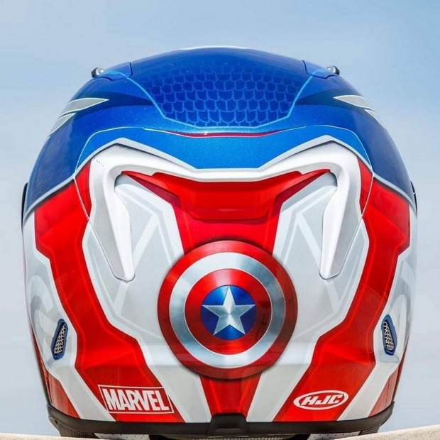  HJC เอาใจสาวก Marvel ส่ง หมวกกันน็อคลาย Captain America ร่วมกอบกู้จักรวาล