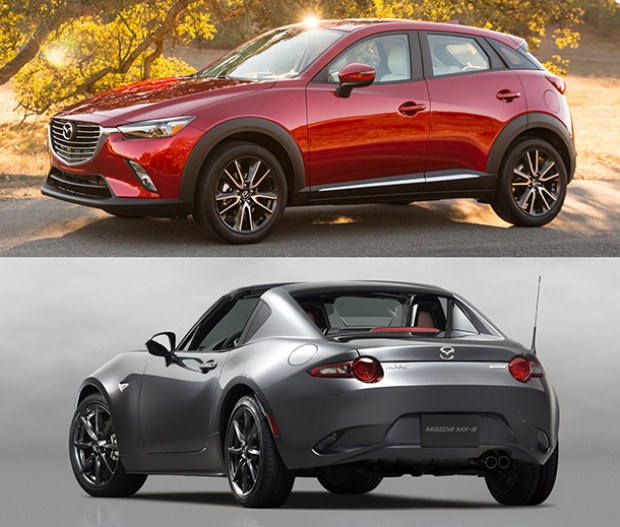 Mazda จัดเต็ม เตรียมเผยโฉม CX-3 ไมเนอร์เชนจ์ และ MX-5 RF