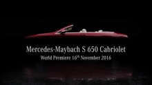 Mercedes-Maybach S650 Cabriolet จ่อเปิดตัวครั้งแรกในโลก