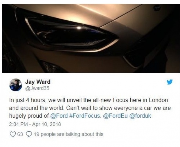 เผยภาพจาก Ford Focus โฉมใหม่มาให้ได้ลุ้นกันแล้ว