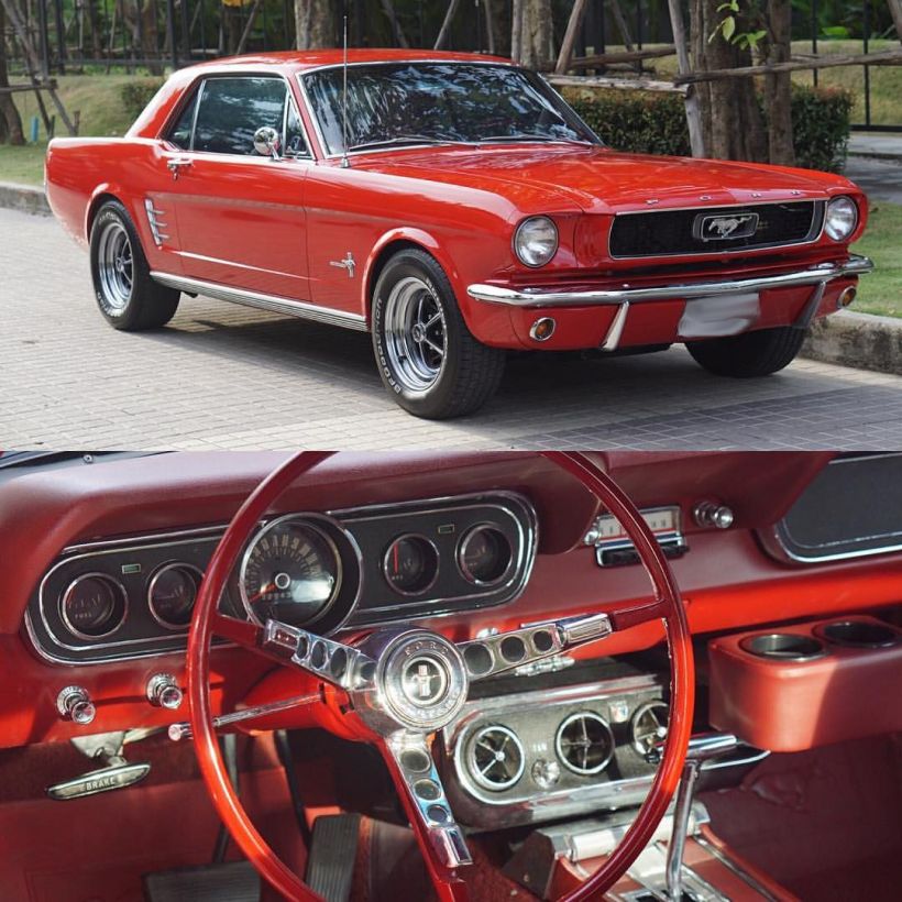 เปิดสเปก Ford Mustang Coupe 1966 ของบอสกันต์ รถในฝันใครหลายคน